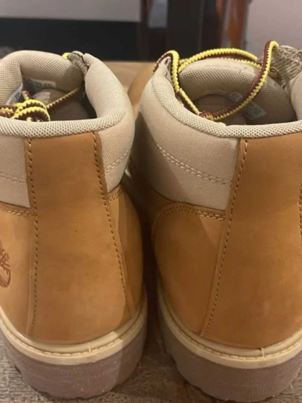 Timberland Men's Heritage Mid Lc Waterproof Ch Wheat Nubuck Natur Boot A431H-AES
